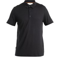 Icebreaker Men's Merino 150 Tech Lite III Short Sleeve Polo Black