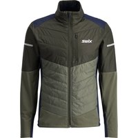 Swix Men's Dynamic Hybrid Insulated Jacket Olive/Dark Olive
