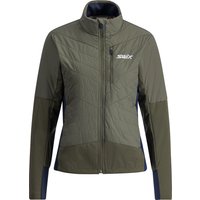 Swix Women's Dynamic Hybrid Insulated Jacket Olive/ Dark Navy