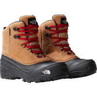 The North Face Kids' Chilkat V Lace Waterproof Hiking Boots Almond Butter/TNF Black