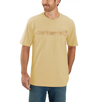 Carhartt Men's Core Logo T-Shirt S/S Beach Heather