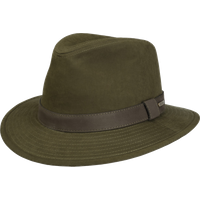 Stetson Waxed Traveller Cloth Hat Olive