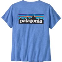 Patagonia Women's P-6 Logo Responsibili-Tee Abundant Blue