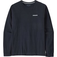 Patagonia Men's Longsleeve P-6 Logo Responsibili-Tee New Navy