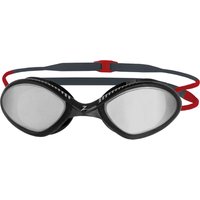 Zoggs Tiger Titanium Mirrored Goggle Black/Red/Mirror Smoke