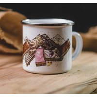 Flapjack Enamel Mug | Flapjack Lover Gifts | Exclusive Design | Printed In Britain | Enamel | Gifting Ideas