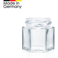 Flaschenbauer 34% Rabatt auf Sechskantglas 47 ml TO 43 Einmach und Marmeladenglas