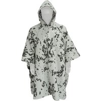 BW Poncho mit IRR Beschichtung Schneetarn