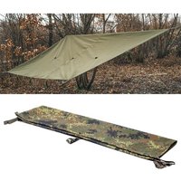 BW Mehrzweckplane Spezialkräfte Tarp mit IRR Beschichtung Flecktarn