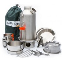 Kelly Kettle 1 2Ltr. Ultimate Scout Set Edelstahl