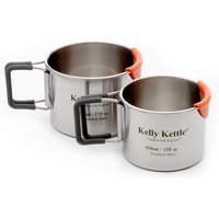 Kelly Kettle Becher Set Edelstahl