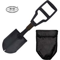 US Klappspaten Plastikgriff 3-teilig schwarz