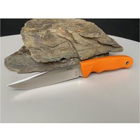 Linder Super Edge 5 ATS 34 Bushcraft Jagdmesser Orange