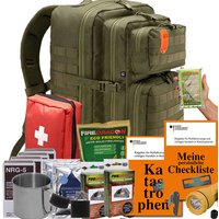 Notfallrucksack Familie XL oliv