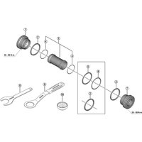 Freewheel Shimano Spares FC-M761 bottom bracket spacer 1.8 mm | Extra 10% off for BC Members, money back guarantee + FREE Delivery options & Returns