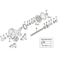 Freewheel Shimano Spares HB-MC10 cone with dust cover M9 x 10.4 mm | Extra 10% off for BC Members, money back guarantee + FREE Delivery options & Returns