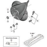Freewheel Shimano Spares BR-IM41-F brake unit fixing nut for axle length 140 mm, M9 x 3.5 mm | Extra 10% off for BC Members, money back guarantee + FREE Delivery options & Returns