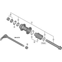 Freewheel Shimano Spares FH-M788 complete hub axle | Extra 10% off for BC Members, money back guarantee + FREE Delivery options & Returns