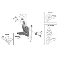 Freewheel Shimano Spares FD-5700 stroke adjusting screws and plate | Extra 10% off for BC Members, money back guarantee + FREE Delivery options & Returns