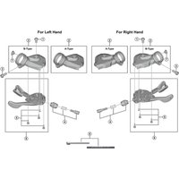 Freewheel Shimano Spares SL-M980 shifting lever fixing bolts and screw unit | Extra 10% off for BC Members, money back guarantee + FREE Delivery options & Returns