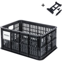 Freewheel Basil Bicycle Crate MIK Small 17.5L recycled synthetic black | Extra 10% off for BC Members, money back guarantee + FREE Delivery options & Returns