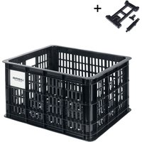 Freewheel Basil Bicycle Crate MIK Medium 29.5L recycled synthetic black | Extra 10% off for BC Members, money back guarantee + FREE Delivery options & Returns