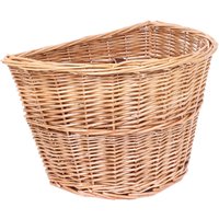 Freewheel M Part D Shaped wicker basket with leather straps | Extra 10% off for BC Members, money back guarantee + FREE Delivery options & Returns