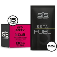 Freewheel Science In Sport BETA Fuel energy drink powder - box of 15 sachets - red berry | Extra 10% off for BC Members, money back guarantee + FREE Delivery options & Returns