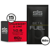Freewheel Science In Sport BETA Fuel energy drink powder - box of 15 sachets - strawberry and lime | Extra 10% off for BC Members, money back guarantee + FREE Delivery options & Returns