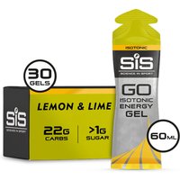 Freewheel Science In Sport GO Isotonic Energy Gel - box of 30 gels - lemon / lime | Extra 10% off for BC Members, money back guarantee + FREE Delivery options & Returns