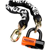 Freewheel Kryptonite New York Chain (12 mm/100 cm) - w/ Evo Series 4 Disc Lock 14mm Sold Secure Gold | Extra 10% off for BC Members, money back guarantee + FREE Delivery options & Returns