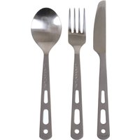 Freewheel Lifeventure Knife Fork Spoon Set - Titanium | Extra 10% off for BC Members, money back guarantee + FREE Delivery options & Returns