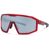 Freewheel Madison Eyewear Enigma Crystal Gloss Red Sunglasses - 3 Lens Pack - Black Mirror / Amber / Clear | Extra 10% off for BC Members, money back guarantee + FREE Delivery options & Returns