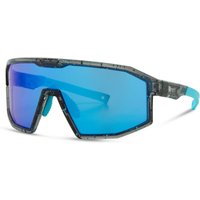 Freewheel Madison Eyewear Enigma Curaco Blue Black Splatter Sunglasses-3 Lens Pack-Purple Mirror / Amber / Clear | Extra 10% off for BC Members, money back guarantee + FREE Delivery options & Returns