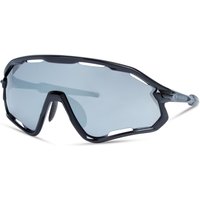 Freewheel Madison Eyewear Code Breaker Gloss Black Sunglasses - Silver Mirror Lens | Extra 10% off for BC Members, money back guarantee + FREE Delivery options & Returns