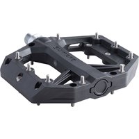 Freewheel Shimano PD-GR400 flat pedals, resin with pins, black | Extra 10% off for BC Members, money back guarantee + FREE Delivery options & Returns