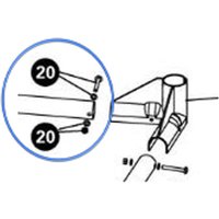 Freewheel Park Tool 1782-2 - Leg bolt with washers and nut for PCS-9 & 10 | Extra 10% off for BC Members, money back guarantee + FREE Delivery options & Returns