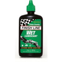 Freewheel Finish Line Wet Chain Lube (Cross Country) - 4 oz / 120 ml | Extra 10% off for BC Members, money back guarantee + FREE Delivery options & Returns