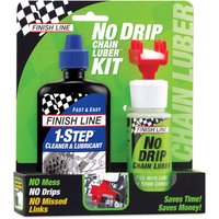 Freewheel Finish Line No Drip Chain Lube Kit - 1-Step Cleaner and Lube / No Drip Chain Luber | Extra 10% off for BC Members, money back guarantee + FREE Delivery options & Returns