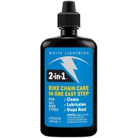 Freewheel White Lightning 2 in 1  - Chain Lube / Cleaner - 4oz /120ml - Each | Extra 10% off for BC Members, money back guarantee + FREE Delivery options & Returns