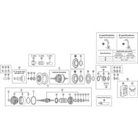 Freewheel Shimano Nexus SM-8S31 fittings kit for Horizontal / 20deg drop outs, yellow and brown (5R/5L) | Extra 10% off for BC Members, money back guarantee + FREE Delivery options & Returns