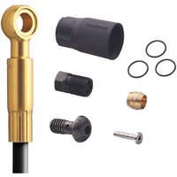 Freewheel Shimano Saint SM-BH90 disc brake hose Saint M820 long banjo, front, 1000 mm, black / gold | Extra 10% off for BC Members, money back guarantee + FREE Delivery options & Returns