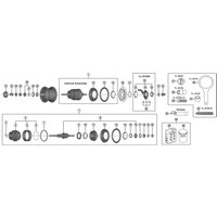 Freewheel Shimano Alfine SG-S7000 Alfine hub components, non-turn washers (5R/5L), cap nuts and CJ-S7000 | Extra 10% off for BC Members, money back guarantee + FREE Delivery options & Returns