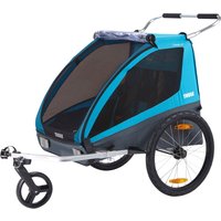 Freewheel Thule Coaster XT - 2-Seat Bike Trailer Blue | Extra 10% off for BC Members, money back guarantee + FREE Delivery options & Returns