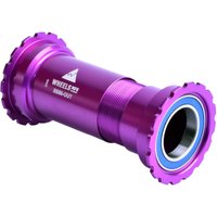 Freewheel Wheels Manufacturing BB86/92 Threaded ABEC-3 Bearings For 24mm Cranks - Purple | Extra 10% off for BC Members, money back guarantee + FREE Delivery options & Returns