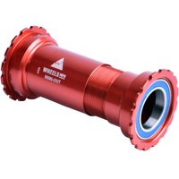 Freewheel Wheels Manufacturing BB86/92 Threaded ABEC-3 Bearings For 24mm Cranks - Red | Extra 10% off for BC Members, money back guarantee + FREE Delivery options & Returns