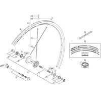 Freewheel Shimano Spares WH-RS11-F spoke 282 mm | Extra 10% off for BC Members, money back guarantee + FREE Delivery options & Returns