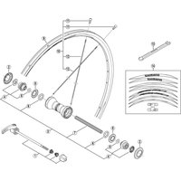 Freewheel Shimano Spares WH-RS20 spoke black 284 mm | Extra 10% off for BC Members, money back guarantee + FREE Delivery options & Returns