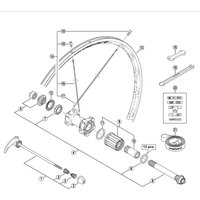 Freewheel Shimano Spares WH-7850 spoke 302 mm | Extra 10% off for BC Members, money back guarantee + FREE Delivery options & Returns
