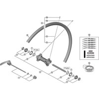 Freewheel Shimano Spares WH-RS300-CL-F spoke, 282 mm | Extra 10% off for BC Members, money back guarantee + FREE Delivery options & Returns